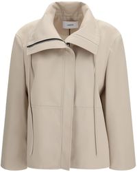 Lardini - High Neck Zip Jacket - Lyst