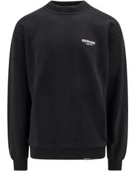 Represent - Owners Club Logo Printed Crewneck Sweatshirt - Lyst