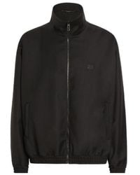 Dolce & Gabbana - Virgin Wool Logo Tag Jacket - Lyst