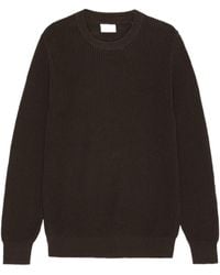 Les Deux - Ribbed-Knit Crew-Neck Sweater - Lyst