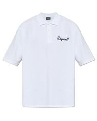 DSquared² - Polo With Embroidered Logo - Lyst