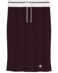 CASABLANCA - Drawstring Mini Skirt - Lyst