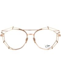 Cazal - Cut-Out Cat-Eye Frame Glasses - Lyst