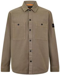 BOSS - Locky Overshirt - Lyst