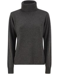 Max Mara - Studio Msteducata Roll Neck Knitted Sweater - Lyst