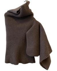 Rick Owens - Turtleneck Ribbed Knit Top - Lyst