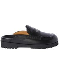 Off-White c/o Virgil Abloh - Leather O Slip-On Loafer - Lyst