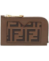 Fendi - Ff Diamonds Card Case - Lyst