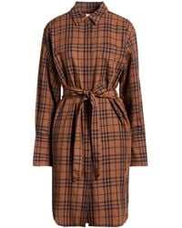 Burberry - Midi Dresses - Lyst