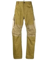 DSquared² - Logo-Print Cargo Trousers - Lyst