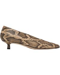 Aeyde - Clara Snake-Pattern High-Heeled Single-Heeled Single-Shoes - Lyst