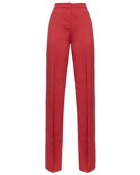 Pinko - Straight-Leg Flared Tailored Trousers - Lyst