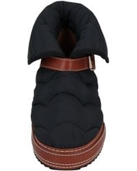 Chloé - Two-Tone Spliced Quilted Ankle Boots - Lyst