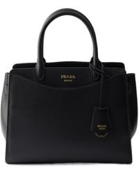 Prada - Prelude Medium Leather Handbag - Lyst