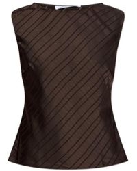 Samsøe & Samsøe - Samsøe Samsøe Saagne Textured Sleeveless Top - Lyst