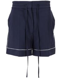 P.A.R.O.S.H. - Drawstring Trim-Detail Shorts - Lyst