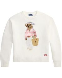 Polo Ralph Lauren - Polo Bear Crewneck Knitted Sweater - Lyst
