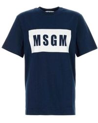 MSGM - T-Shirts - Lyst