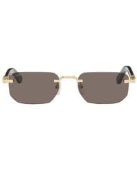 Cartier - Geometric Frame Sunglasses - Lyst