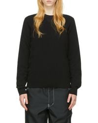 Comme des Garçons - Round-Necked Wool Sweater - Lyst