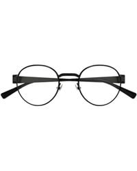 Gucci - Eyewear Oval Frame Glasses - Lyst