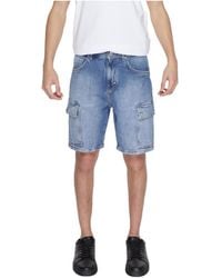 Antony Morato - Bermuda Shorts With Belt Loops - Lyst