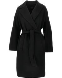 Weekend by Maxmara - Notched Belted Coat - Lyst