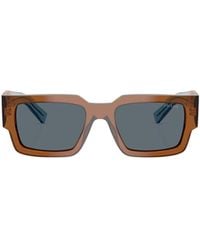 Prada - Eyewear	Rectangle Frame Sunglasses - Lyst