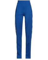 Burberry - Solid Color Printed Casual Pants - Lyst