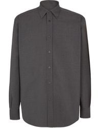 Fendi - Long Sleeved Buttoned Shirt - Lyst