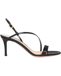 Gianvito Rossi - Round-Toe High-Heeled Sandals - Lyst