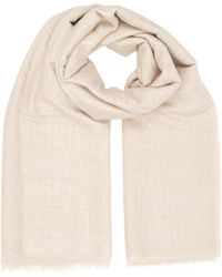 Moschino - Logo Edge-Edged Scarf - Lyst