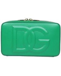 Dolce & Gabbana - Logo Embossed Small Camera Bag - Lyst