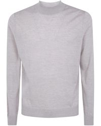 Gran Sasso - Long Sleeved Mock-Neck Jumper - Lyst