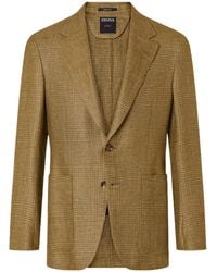 ZEGNA - Cashmere Linen And Silk Jacket - Lyst