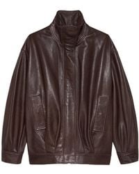 Arma - Long-Sleeve Leather Jacket - Lyst