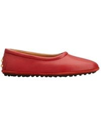 Tod's - Round-Toed Ballet Shoes - Lyst