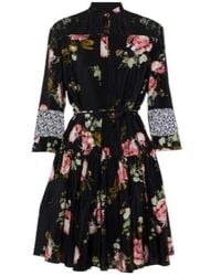 Erdem - Floral Silk Crêpe De Chine Minidress - Lyst