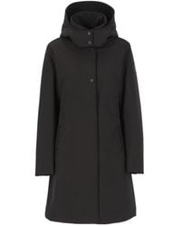 Woolrich - Hooded Parka Coat - Lyst