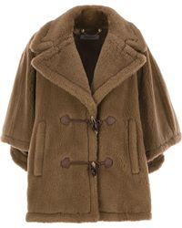 Max Mara - V-Neck Long-Sleeved Coat - Lyst