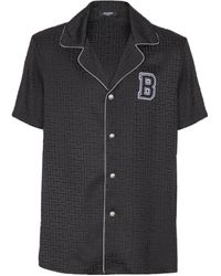 Balmain - Varsity Pyjama Shirt - Lyst