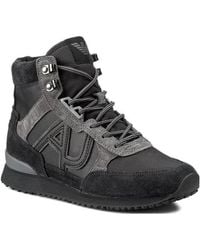 Armani Jeans - High-Top Leisure Sneakers - Lyst