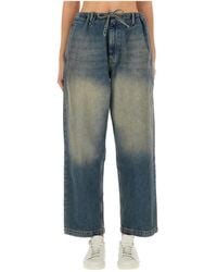 Moschino - Jeans Cropped Denim Pants - Lyst