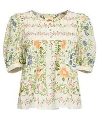 FARM Rio - Flower-Patterned Short-Sleeved Shirt - Lyst