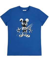 Iceberg - T-Shirt With Round Neck And Short Sleeves Logo - Lyst