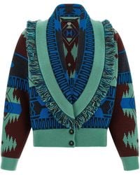 Alanui - Virgin Wool Cardigan Clothing - Lyst