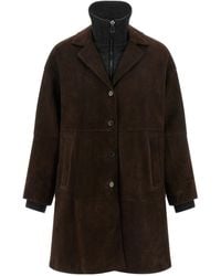 P.A.R.O.S.H. - P.A.R.O..H. Monet High Neck Coat - Lyst