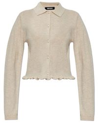 ROTATE BIRGER CHRISTENSEN - Polo-Collar Cardigan - Lyst