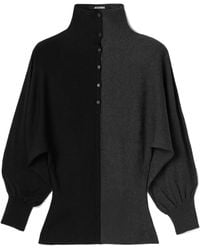 Jacquemus - The Losange Long-Sleeve Knit Polo Shirt - Lyst