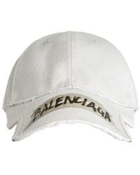 Balenciaga - Masking Tape Dirty Effect Cap - Lyst